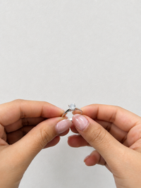 Anillo de promesa "Nuestro inicio" Plata .925