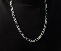 Cadena Figaro (3x1) 6 milímetros Plata ley .925