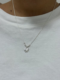 Collar Dije de Mariposa de Plata .925