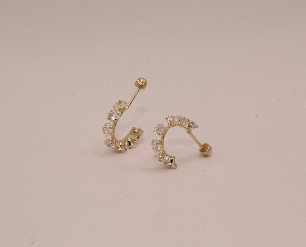 Broquel Arete Coqueta 1.5 Oro 10k