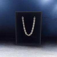 Cadena Valentino GC diamantada 4 milímetros Plata ley .925