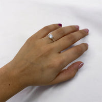 Anillo de promesa "Nuestro inicio" Plata .925