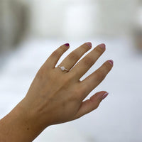 Anillo De Promesa "Desde Siempre" Plata .925