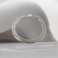 Pulsera Cubana 8mm Plata .925