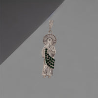 Dije San Judas (6 x 1.2 cm) Plata .925