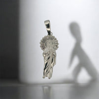 Dije San Judas (4.5 x 1.5 cm) Plata .925