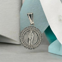 Dije Medalla San Judas (2 cm Diámetro) Plata .925