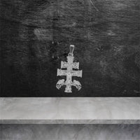 Dije Cruz de Caravaca (2 x 1 cm) Plata .925