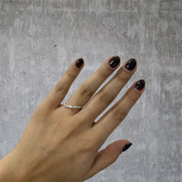 Anillo Churumbela Chueca Plata .925