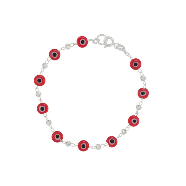 Pulsera Ojo Turco Plata Ley 925.