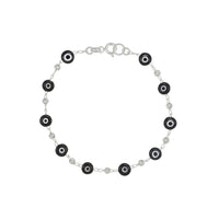Pulsera Ojo Turco Plata Ley 925.