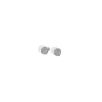 Broquel Arete Recto 3mm Plata .925