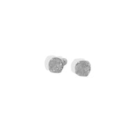 Broquel Arete Recto 6mm Plata .925