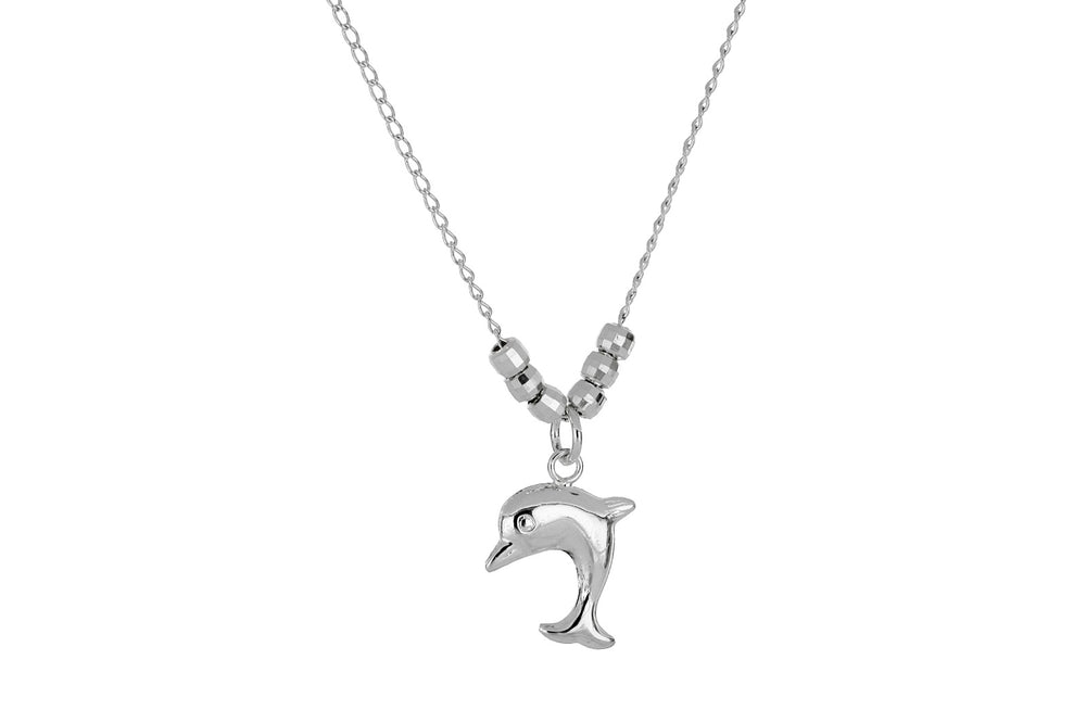 Collar Dije Delfín Plata .925
