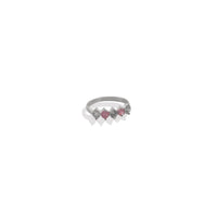 Anillo 4 Circonias Plata .925