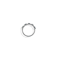 Anillo 5 Circonias Plata .925