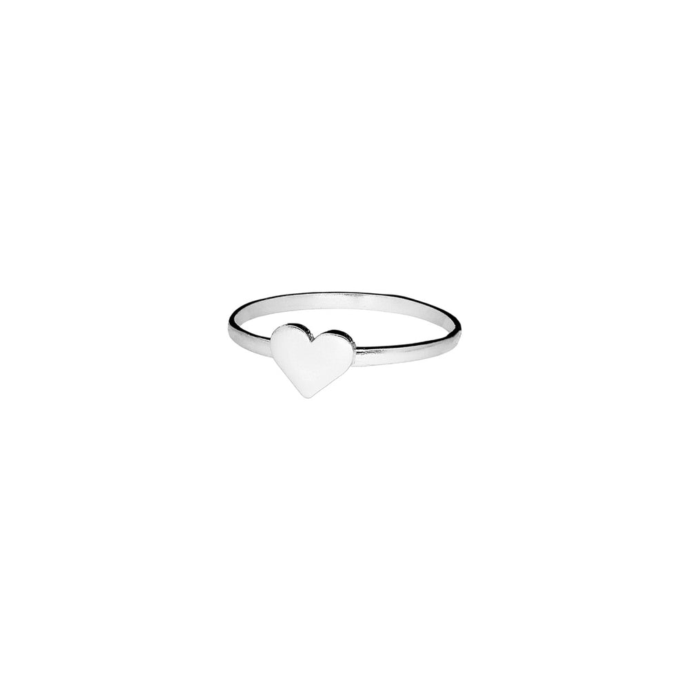Anillo corazón Plata ley .925