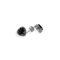 Arete Broquel Corazón Plata .925