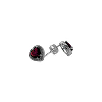 Arete Broquel Corazón Plata .925