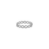 Anillo Argolla Infinitos Plata .925