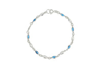 Pulsera Circonia Semilla Plata 925