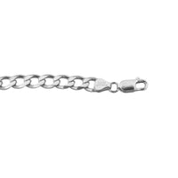 Pulsera Barbada (cubana) 8mm Plata .925