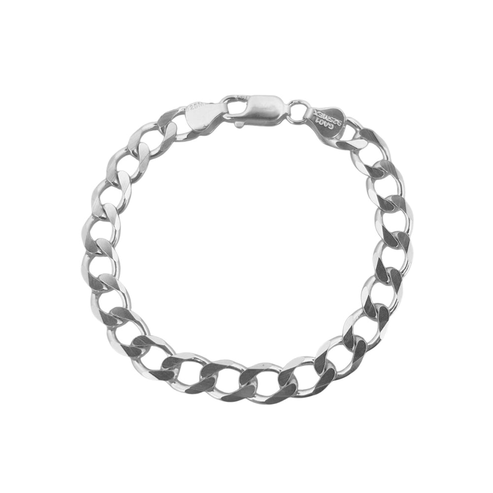 Pulsera Barbada (cubana) 8mm Plata .925