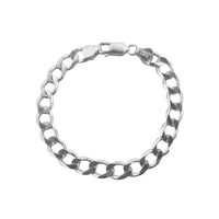 Pulsera Barbada (cubana) 8mm Plata .925