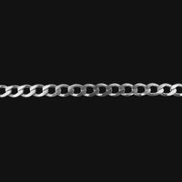 Pulsera Barbada (cubana) 8mm Plata .925