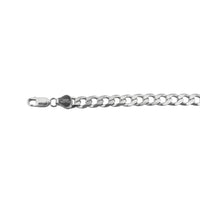 Pulsera Barbada (cubana) 7mm Plata .925
