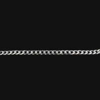 Pulsera Barbada (cubana) 7mm Plata .925