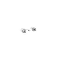 Broquel Arete Bola Dormilona 3mm Plata .925