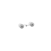 Broquel Arete Bola Dormilona 5mm Plata .925