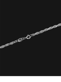 Cadena Torzal 3mm Plata .925