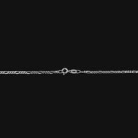 Cadena Figaro (3x1) 2 milímetros Plata ley .925