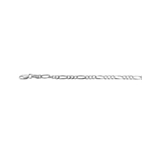 Pulsera Fígaro (3x1) 3mm Plata .925