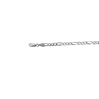 Pulsera Fígaro (3x1) 4mm Plata .925