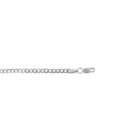 Pulsera Barbada (cubana) 4mm Plata .925
