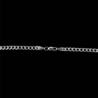 Cadena Barbada (cubana) 5 milímetros Plata ley .925