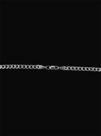 Cadena Barbada Diamantada (cubana) 6 milímetros Plata ley .925