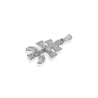 Dije Cruz de Caravaca (4.5 x 2.2 cm) Plata .925