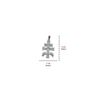Dije Cruz de Caravaca (2 x 1 cm) Plata .925
