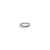 Anillo Churumbela Chimuela Multicolor Plata .925