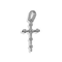 Dije Crucifijo Nudos (3 x 1.3 cm) Plata .925