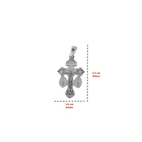 Dije Cruz del Perdón (3.3 x 1.6 cm) Plata .925
