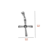 Dije Cruz Toretto (5.1 x 2.8 cm) Plata .925