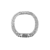 Pulsera Cubana 1cm Plata .925