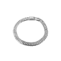 Pulsera Cubana 8mm Plata .925