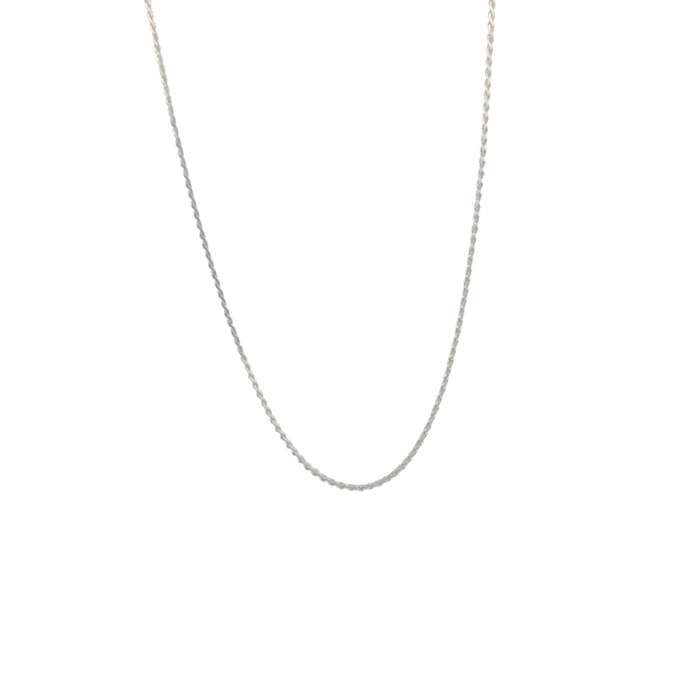Cadena Espiga 1mm De Plata .925