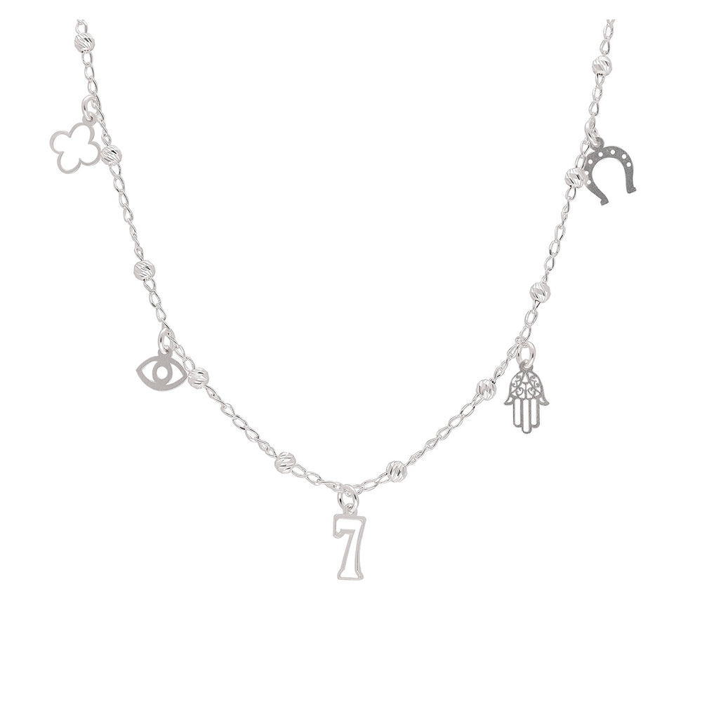 Collar de la suerte Plata .925